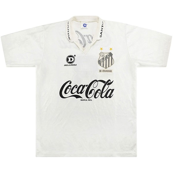 Camiseta Santos Primera Equipo Retro 1993 Blanco